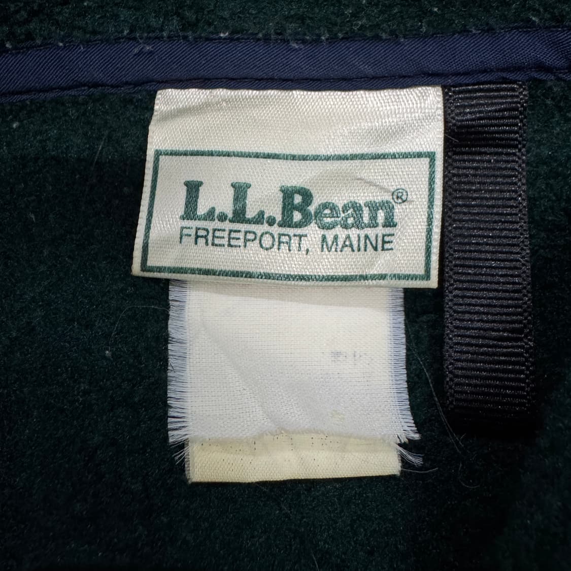 엘엘빈 90s 제팬 플리스 집업 자켓 그린 상품이미지4