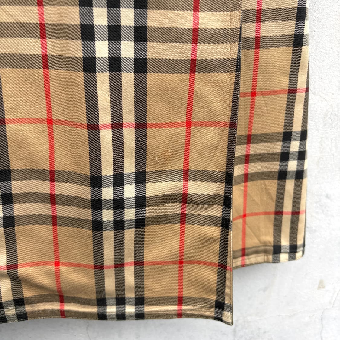 Burberrys 90s 버버리 노바체크 리버시블 양면 스커트 상품이미지3