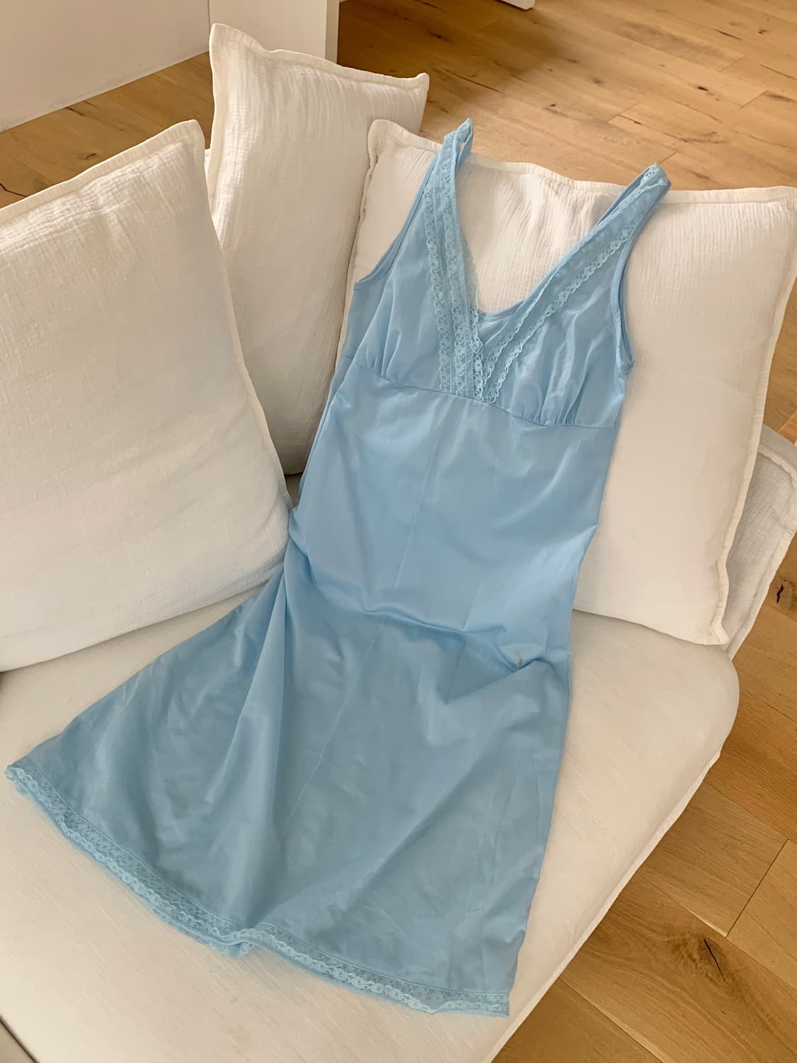 Sky blue slip dress 상품이미지2