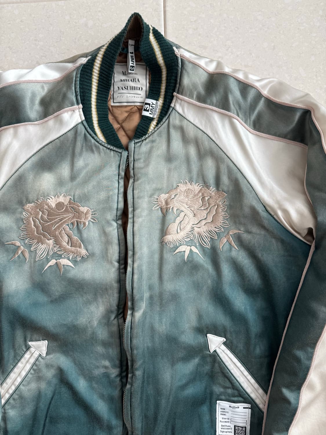 미하라야스히로 24AW 수베니어 점퍼 상품이미지2