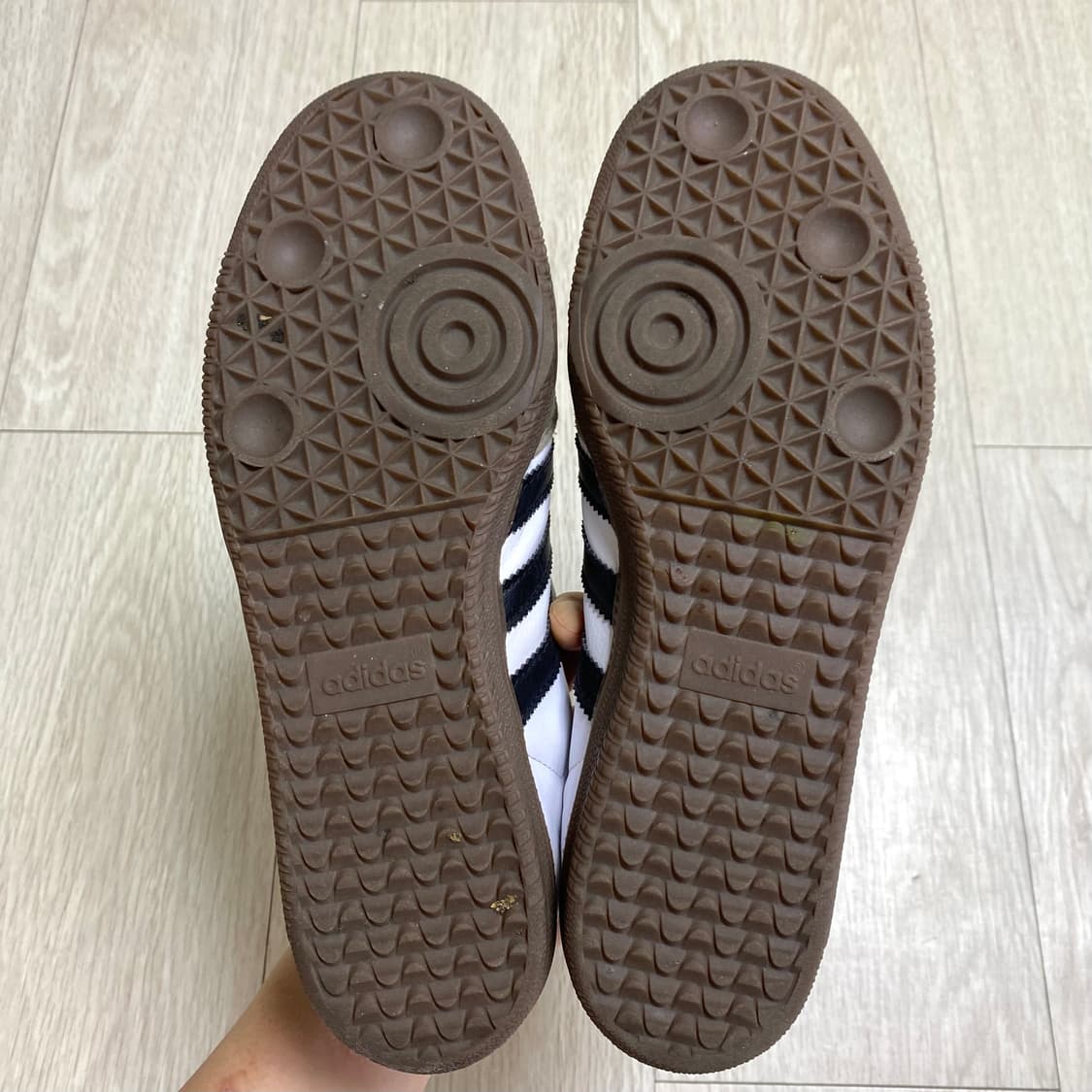 아디다스 삼바 비건 화이트블랙 265 상품이미지8