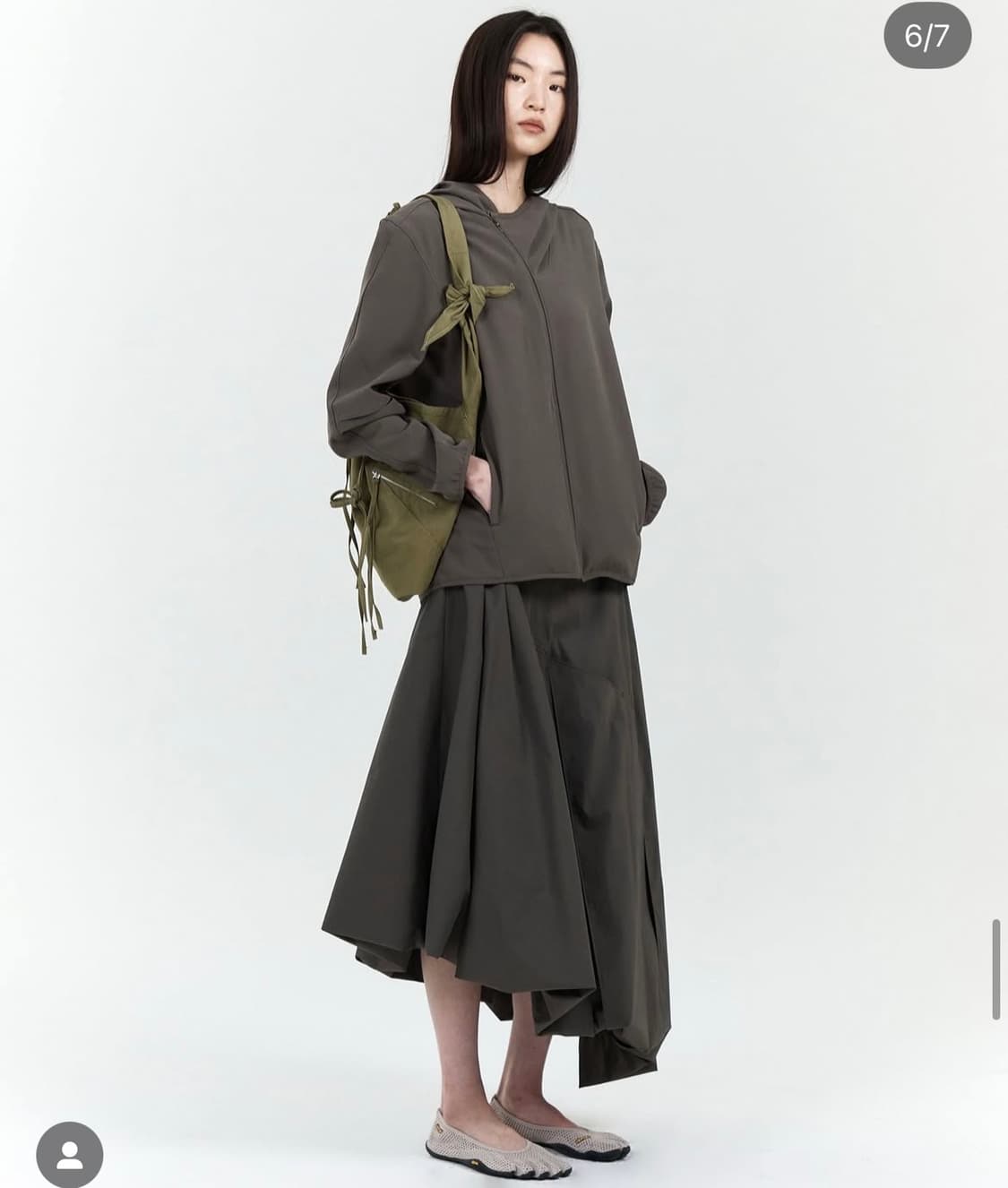 누마레 EE 스커트 LONG ASYMMETY BALLOON SKIRT 상품이미지2