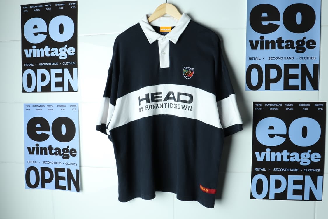 (L-2XL) 헤드 반팔 카라 티셔츠 사용감 럭비 하키 협업-H32911 상품이미지2