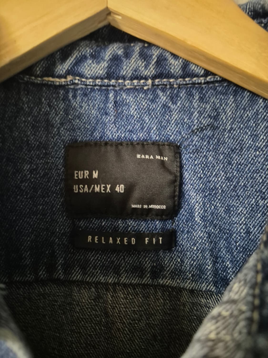 자라(ZARA) 데님 셔켓 40  상품이미지7