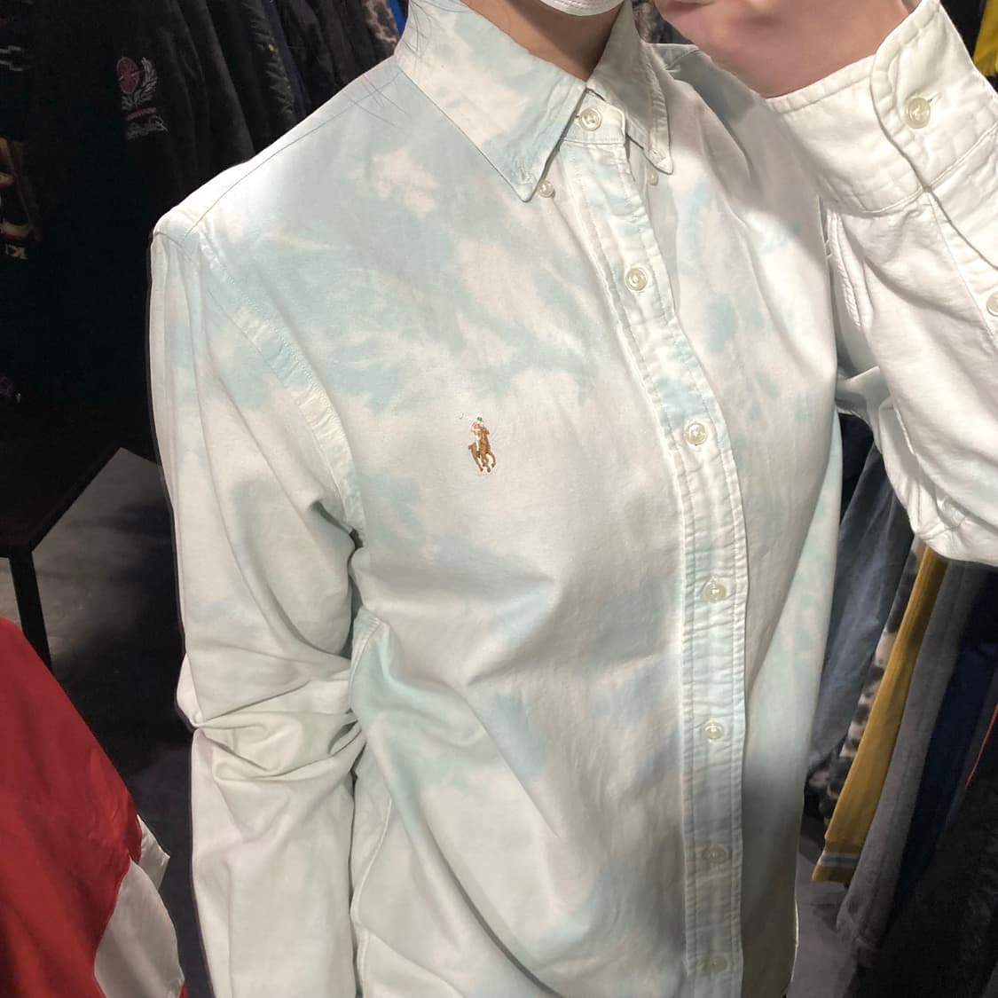 [IM]폴로 랄프로렌 타이다이 셔츠 파스텔 블루 상품이미지4