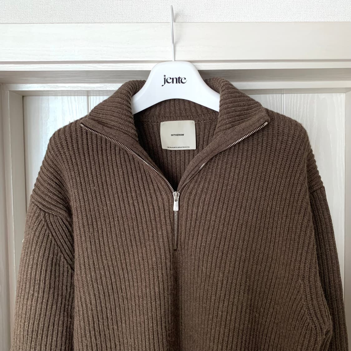 인더로우 하프집업 니트 XL 하프 집업 상품이미지2