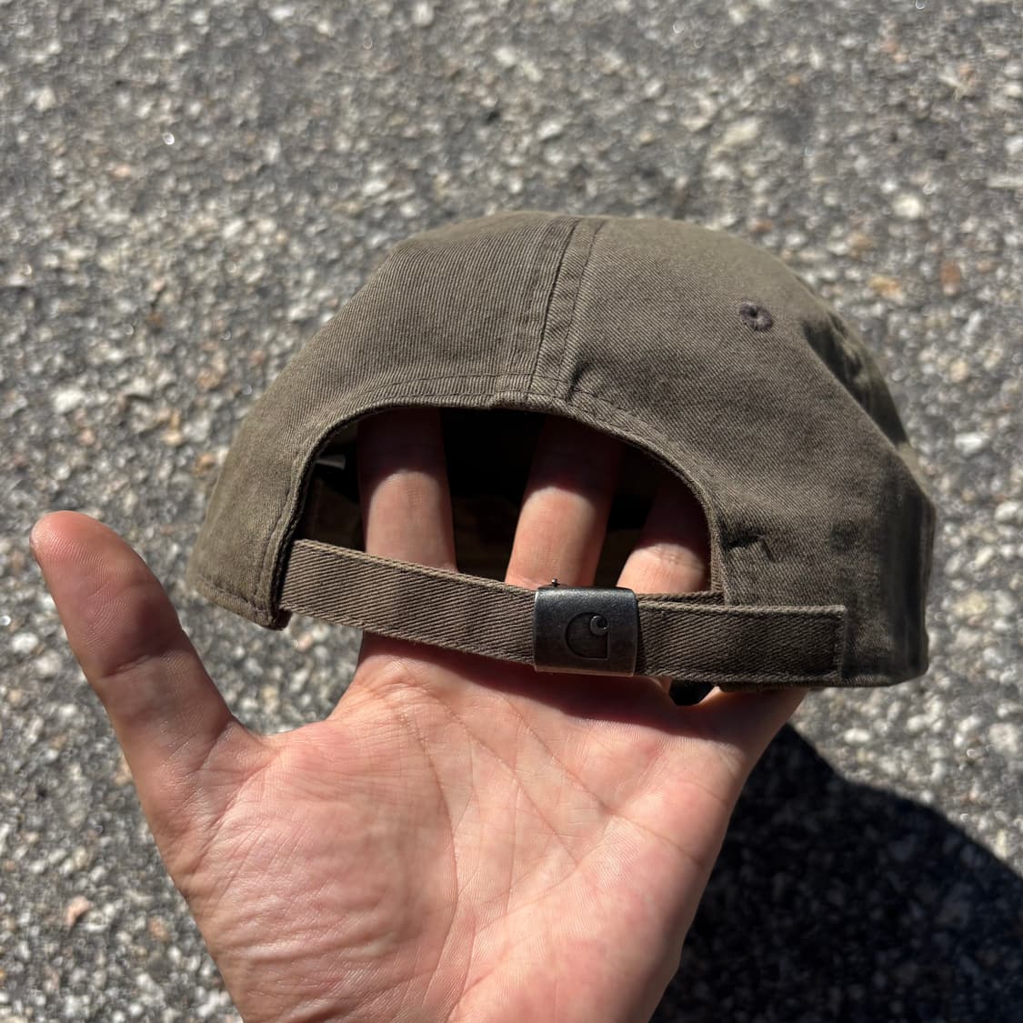 Carhartt WIP 칼하트 카키컬러 볼캡 상품이미지4