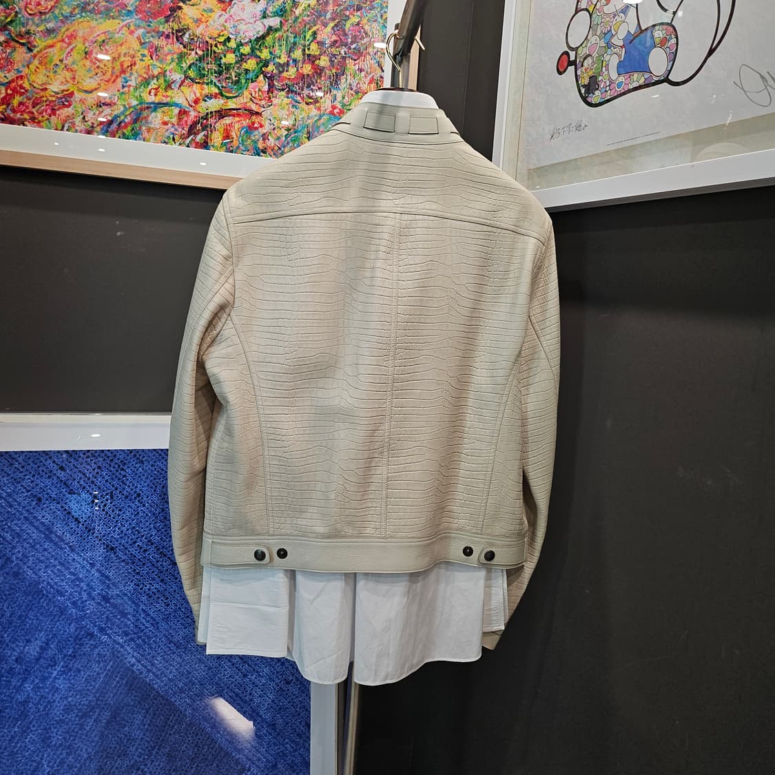 톰포드 크록이펙트 레더트리밍 가죽자켓 상품이미지4