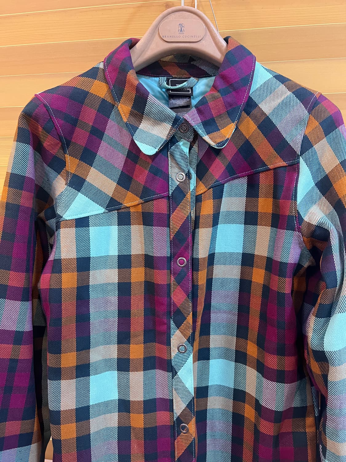 노스페이스 여성 네이비 후드집업점퍼 패딩셔츠 셋업 상품이미지6