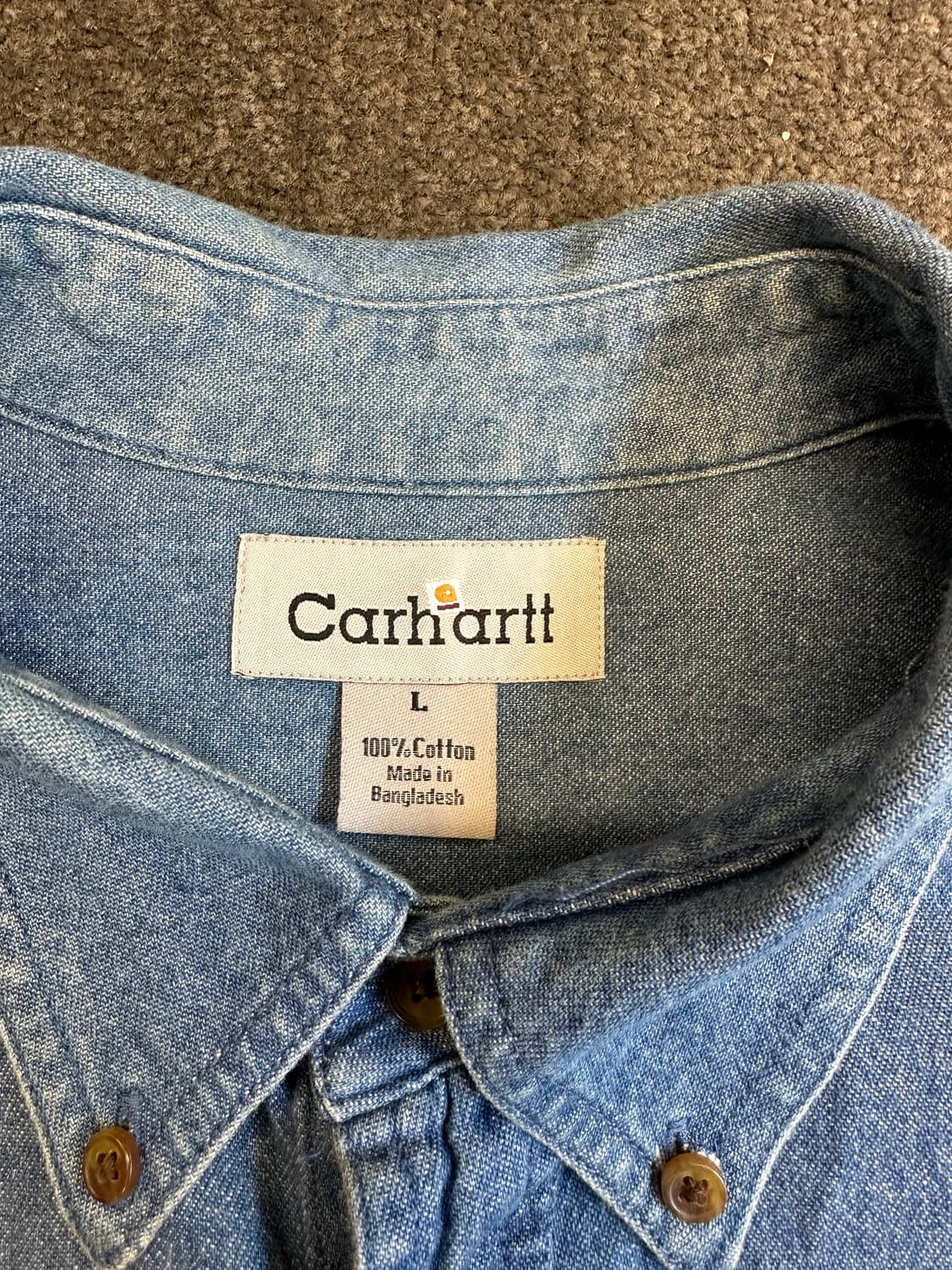 칼하트 데님 셔츠 L 상품이미지3