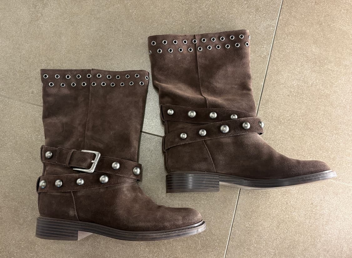 자라 스터드 스웨이드 부츠  상품이미지5