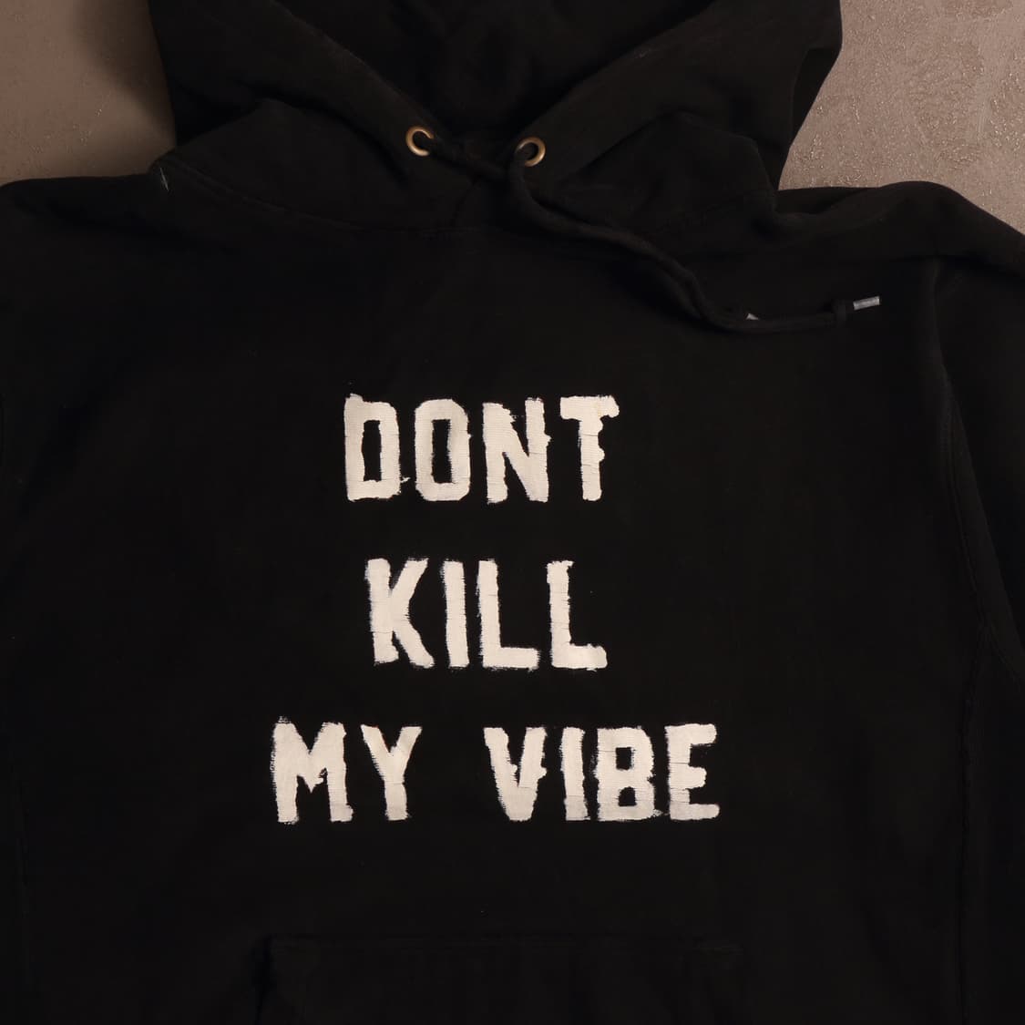 라이스 나인 텐 데미지 프린팅 후드티 A1753 상품이미지3