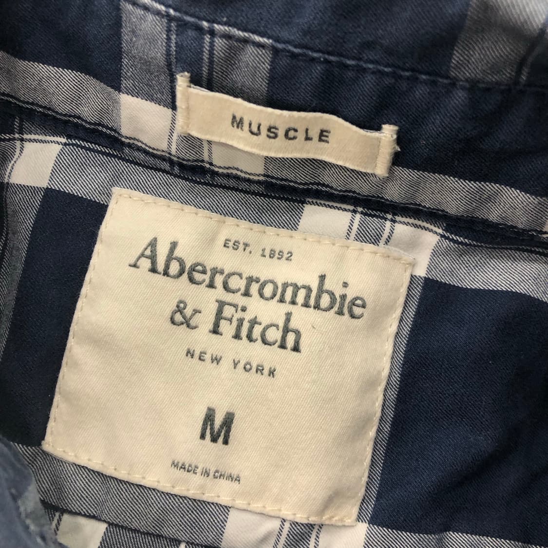 아베크롬비 체크 셔츠 상품이미지4