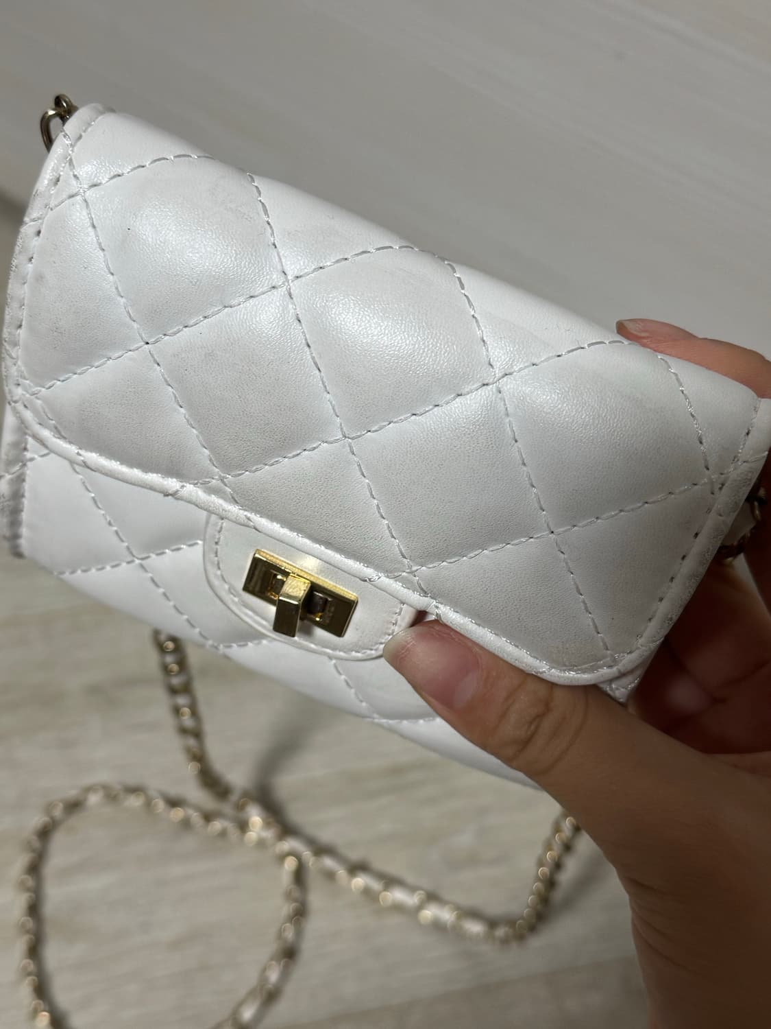 흰색 체인백 상품이미지3