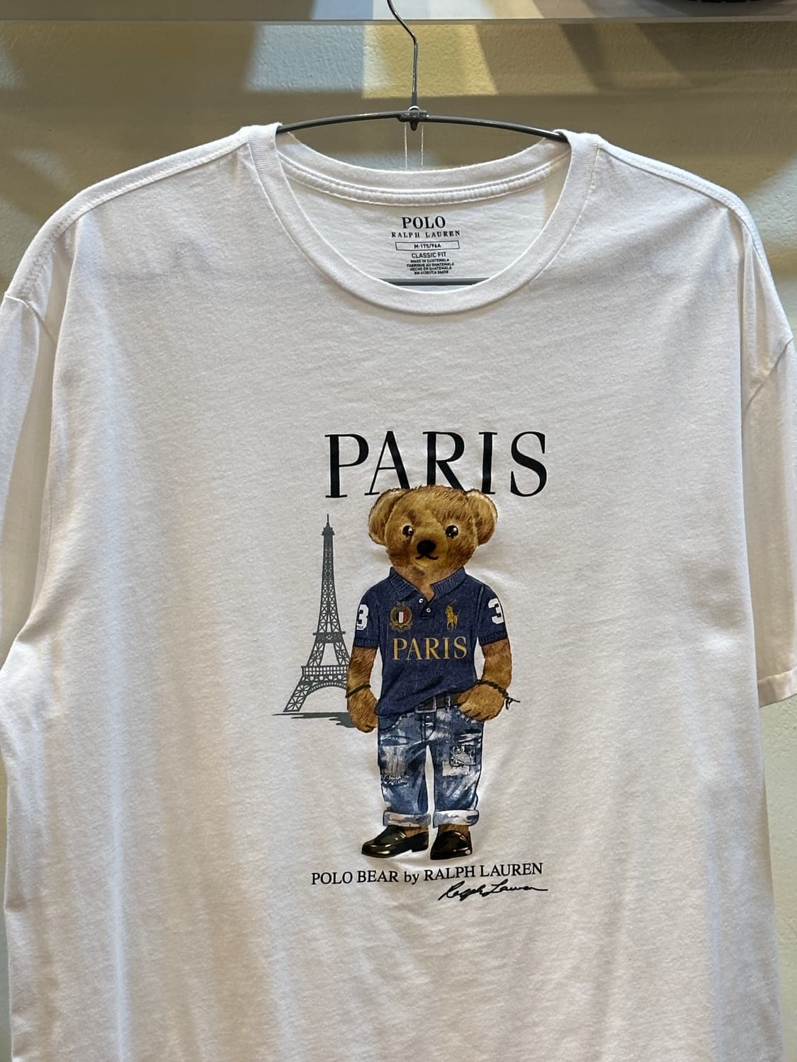 폴로 랄프로렌 파리 베어 코튼 티셔츠 상품이미지2