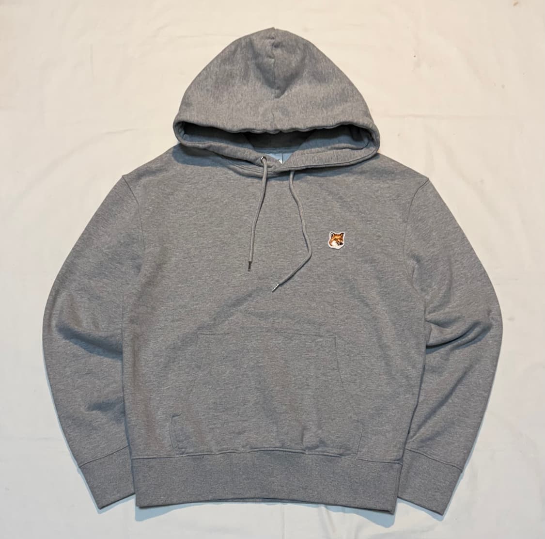 메종키츠네 신형 폭스로고 후드티 그레이 상품이미지1