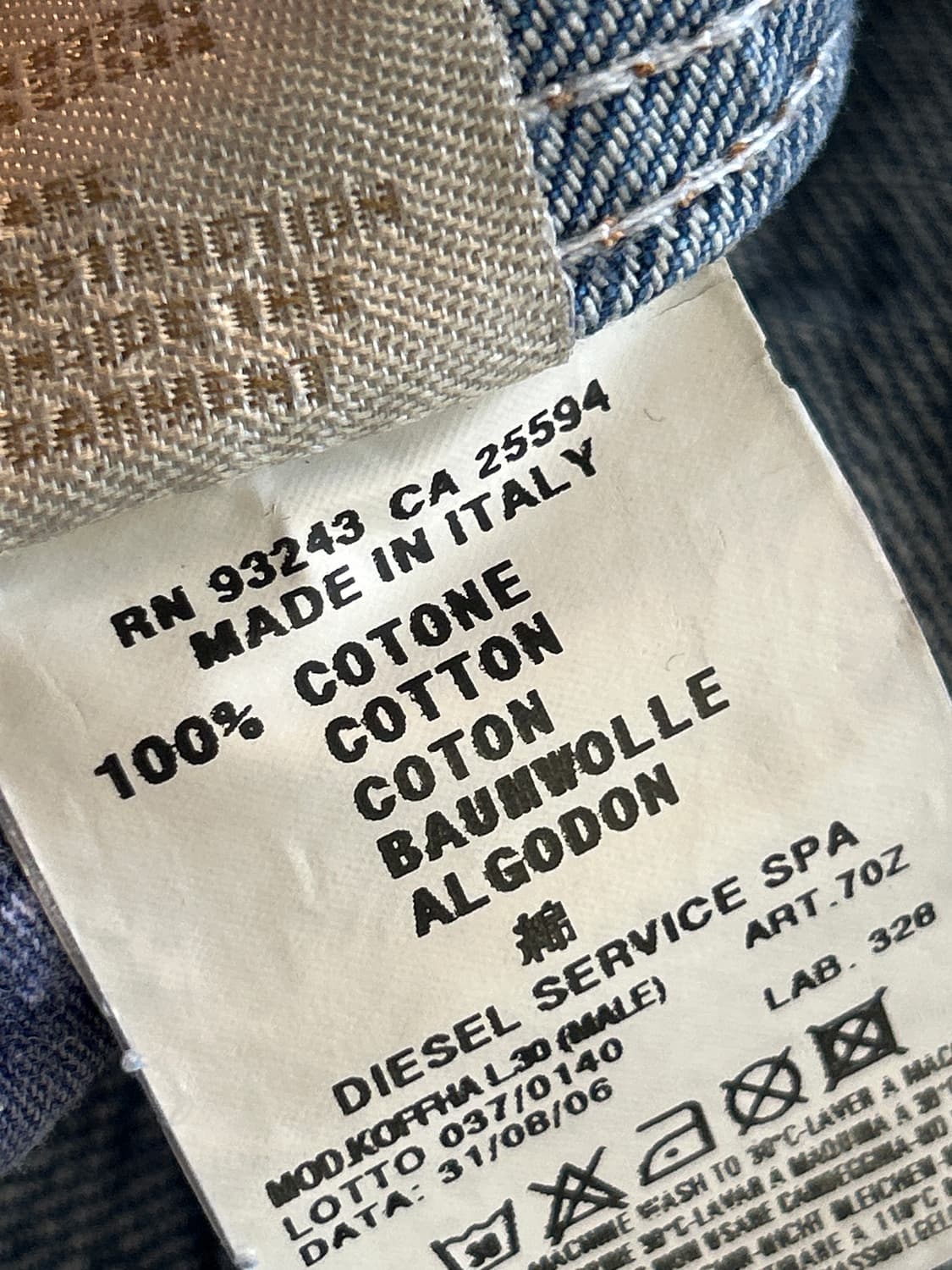 DIESEL koffa denim 부츠컷 상품이미지6