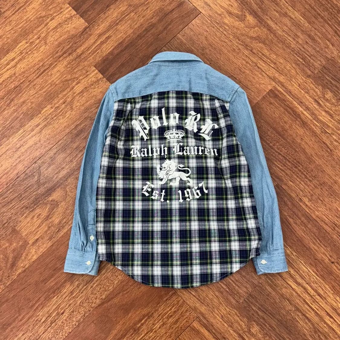 아동용 7 폴로 랄프로렌 타이거패치 데님 남방 셔츠  상품이미지2