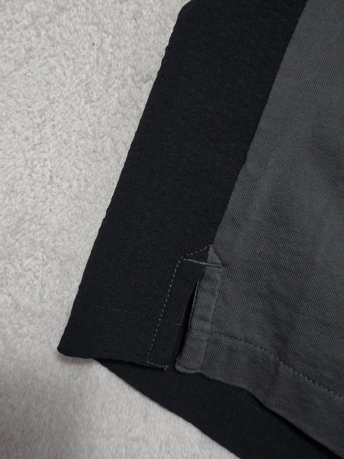 Nano Universe 나노유니버스 투톤 반팔 티셔츠 L사이즈 상품이미지5