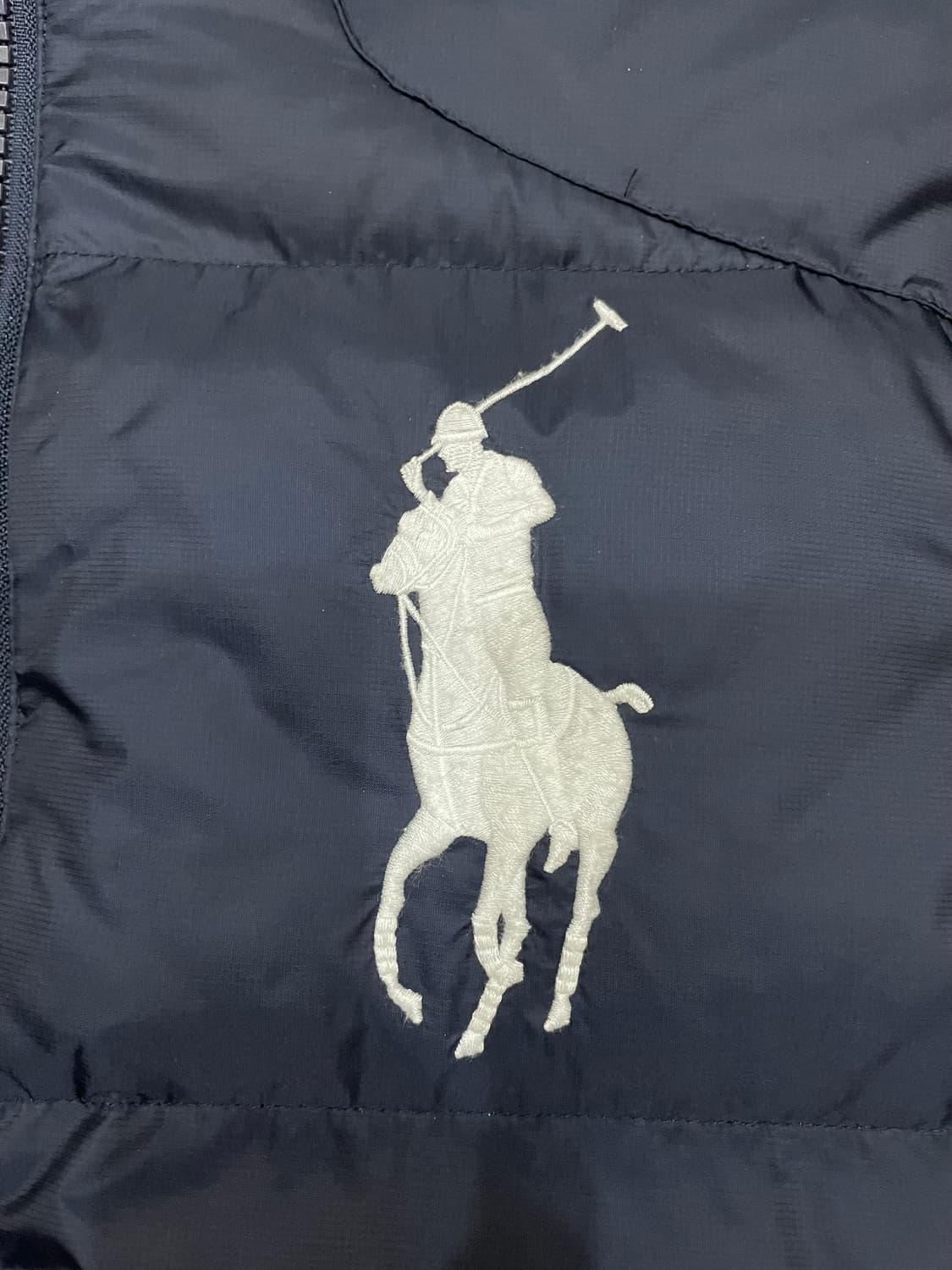 폴로 치프키프 빅포니 성조기 푸퍼 패딩 네이비 상품이미지4