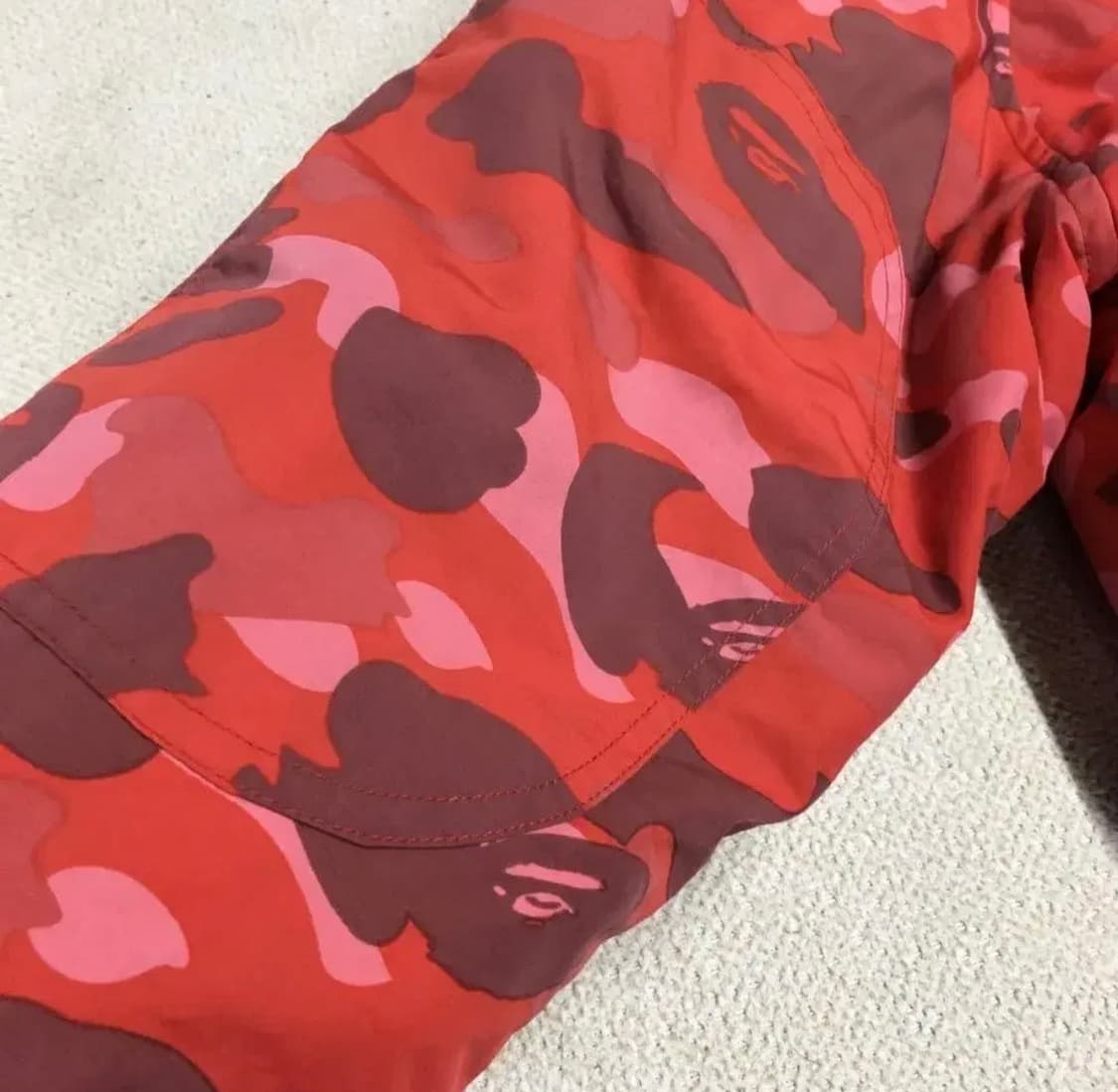 베이프 초판 레드 카모 자켓 상품이미지7