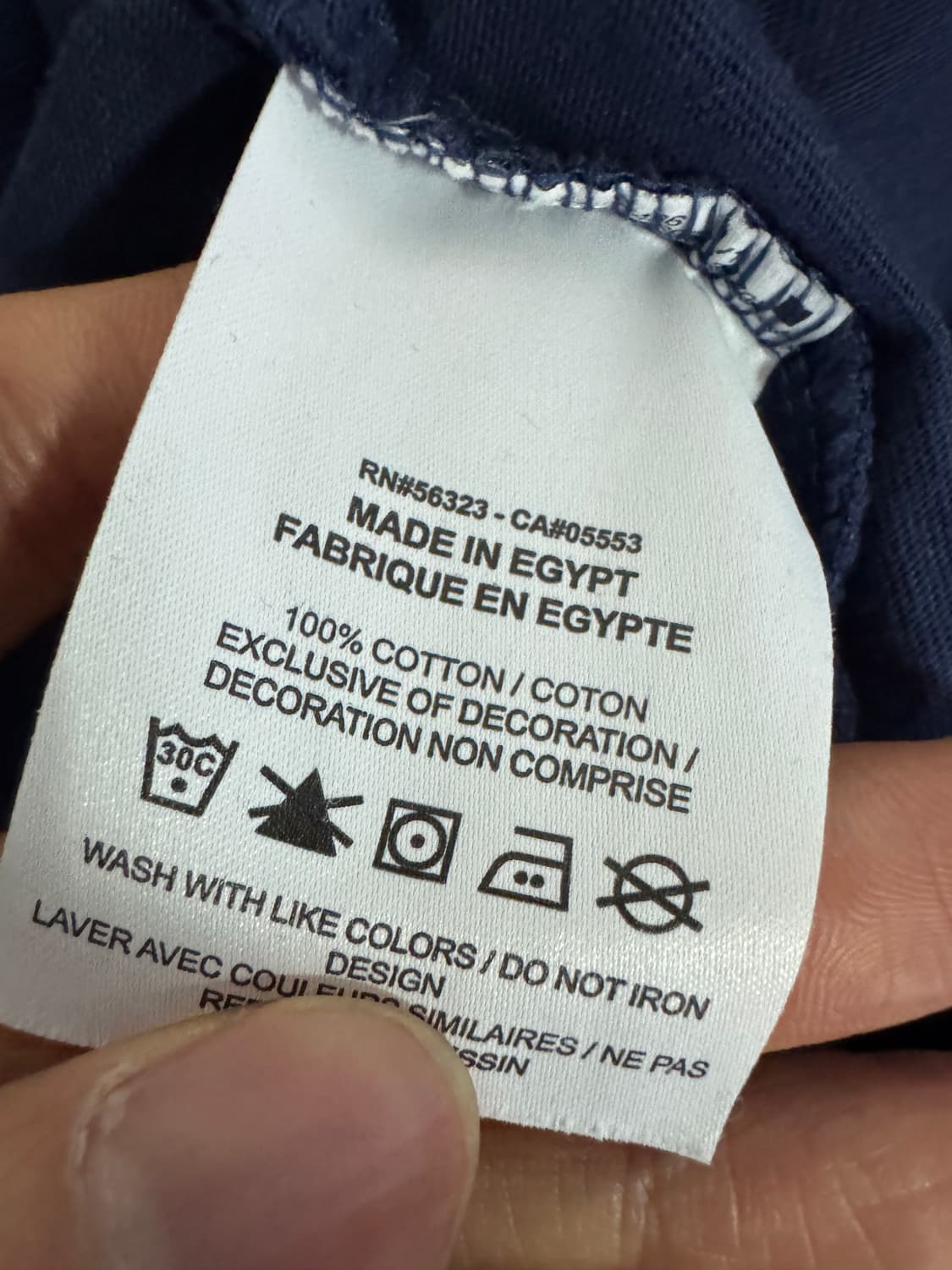 나이키 스우시 골프 프린팅 반팔 티셔츠 L 네이비 상품이미지3