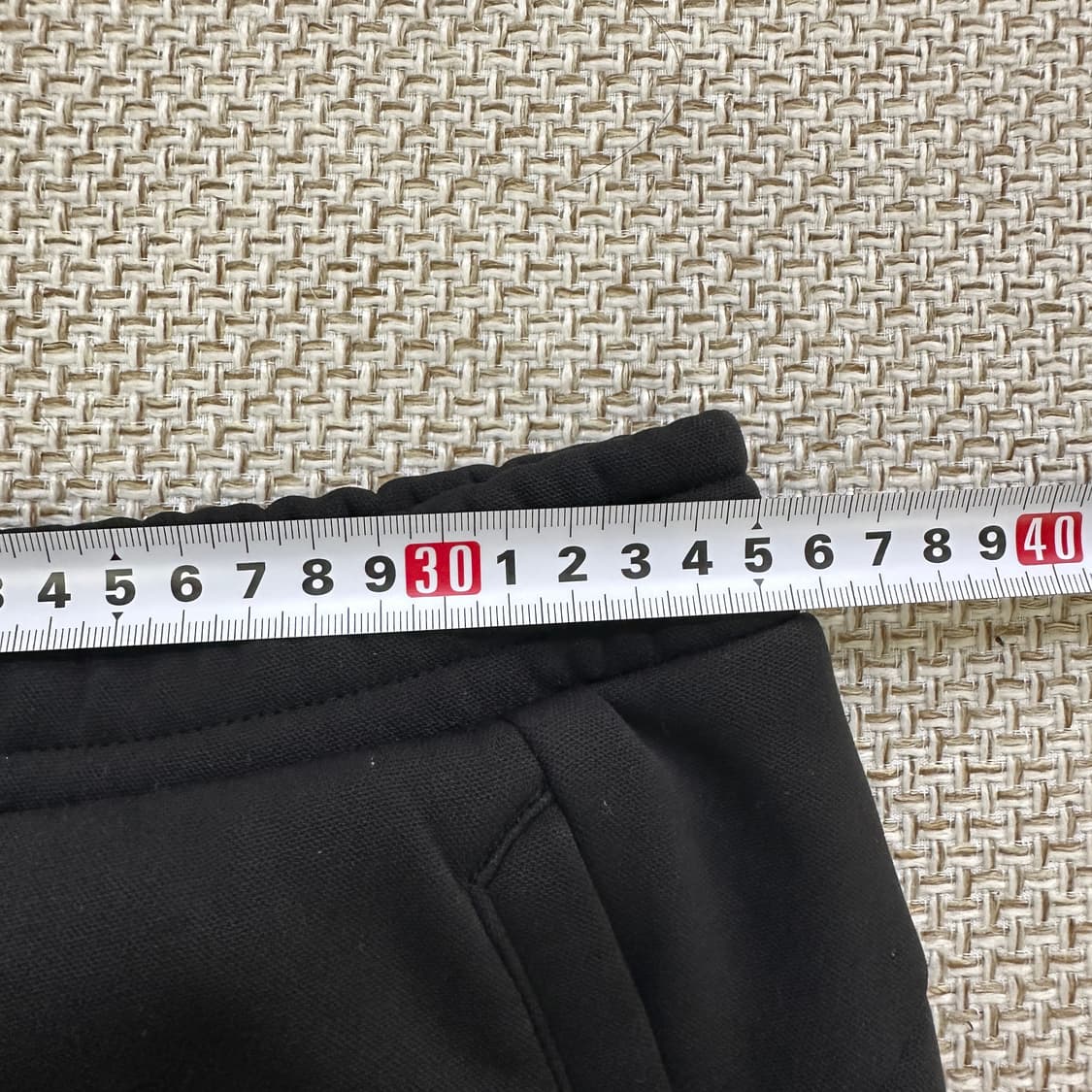 S 푸마 블랙 트레이닝 기모 팬츠 0331D 상품이미지5