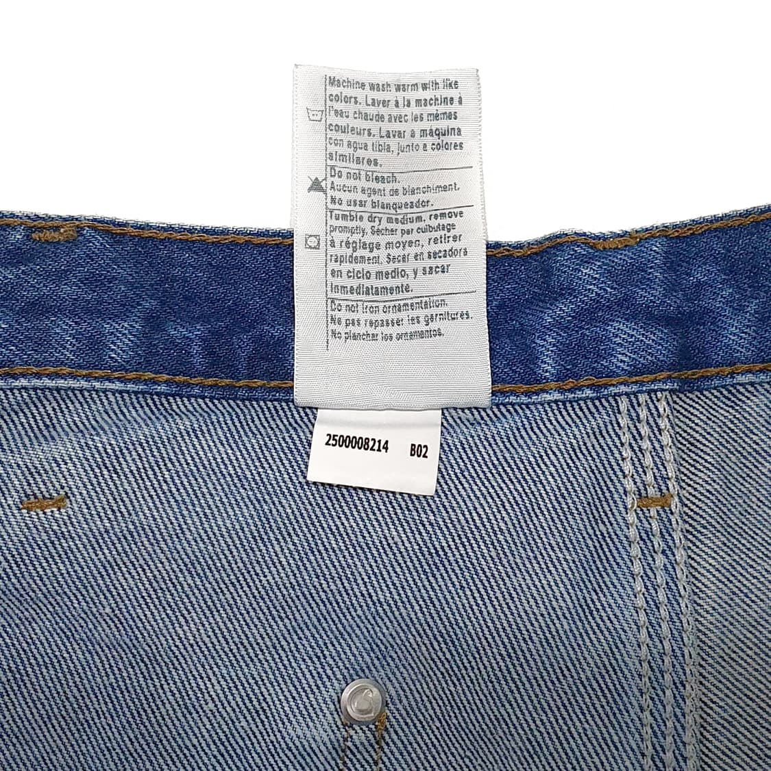 칼하트 더블니 데님 b73 덩가리핏 34 (실 32-33) 상품이미지9