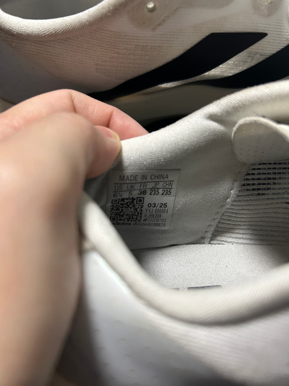 아디다스 아디제로 흰색 러닝화 235mm 상품이미지7