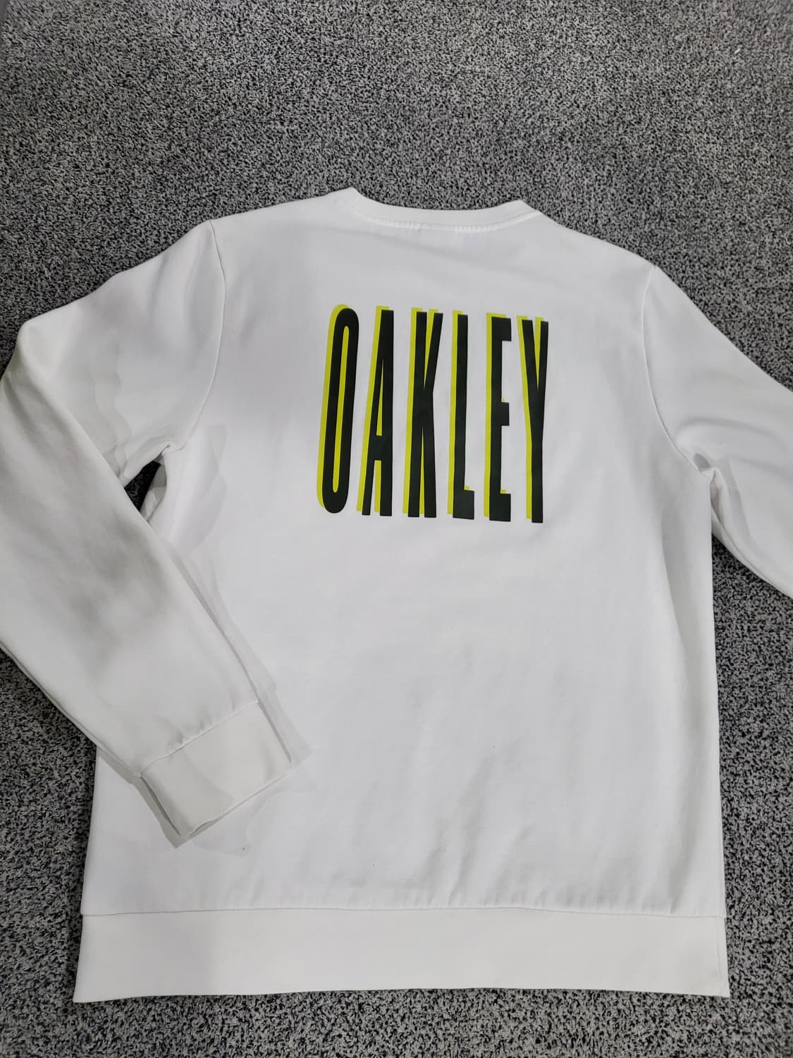 오클리 화이트 맨투맨 상품이미지2