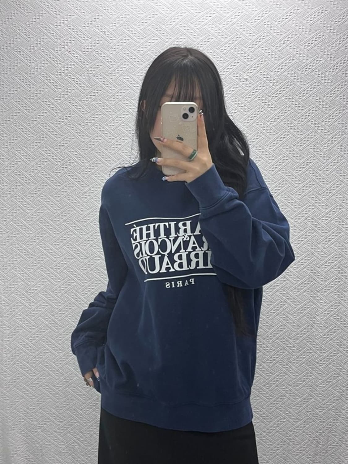 마리테 프랑소와 저버 모던 캐주얼 빈티지 맨투맨 L C07659 상품이미지2