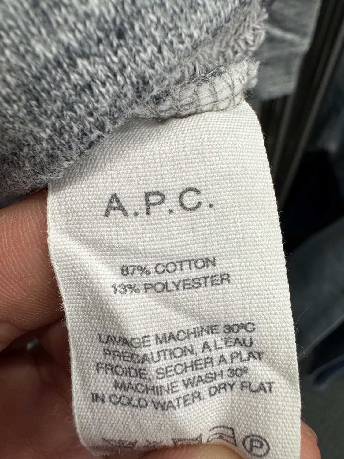 아페쎄 A.P.C Hiver87 스웻셔츠 상품이미지4