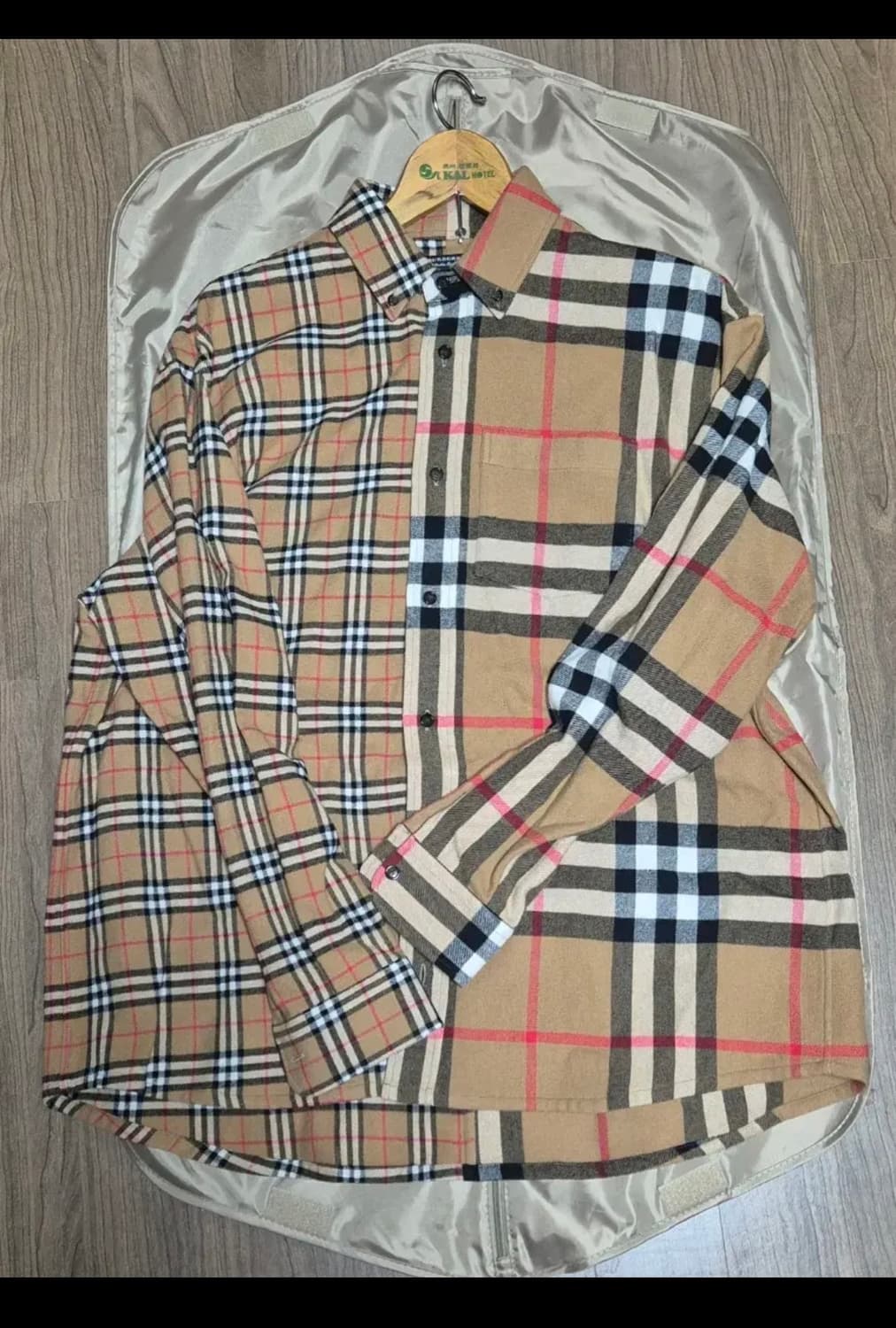 고샤x버버리 셔츠 옐로우(m) 상품이미지3