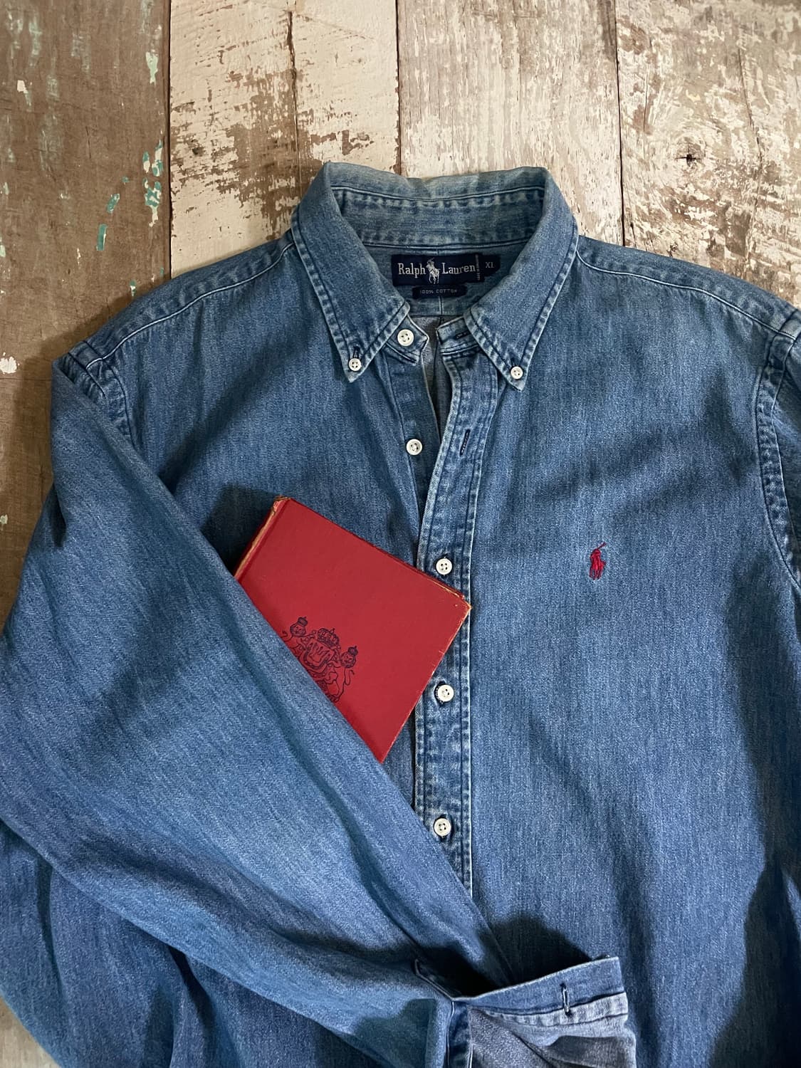 Polo Ralph Lauren Button-Down Denim Shir 상품이미지1
