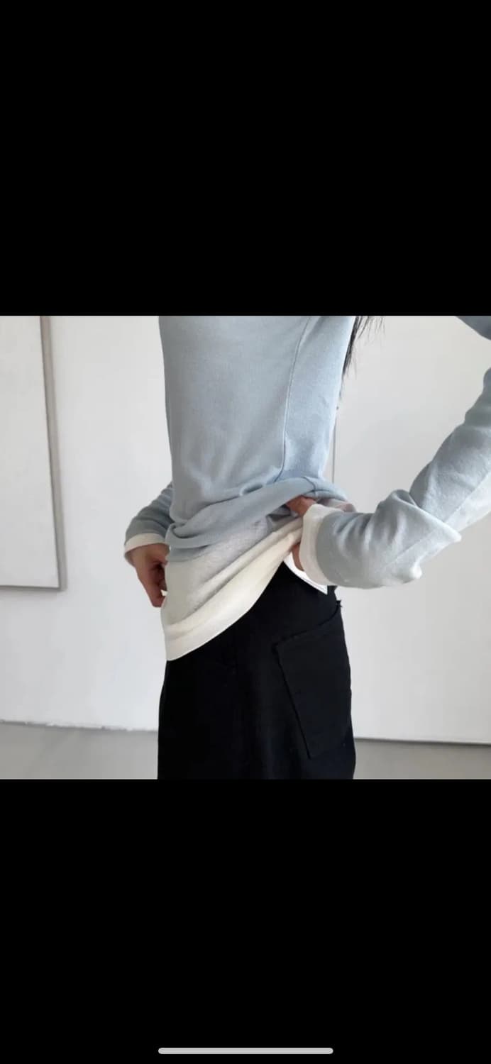 옵트 베이직 롱슬리브티 소라 상품이미지1