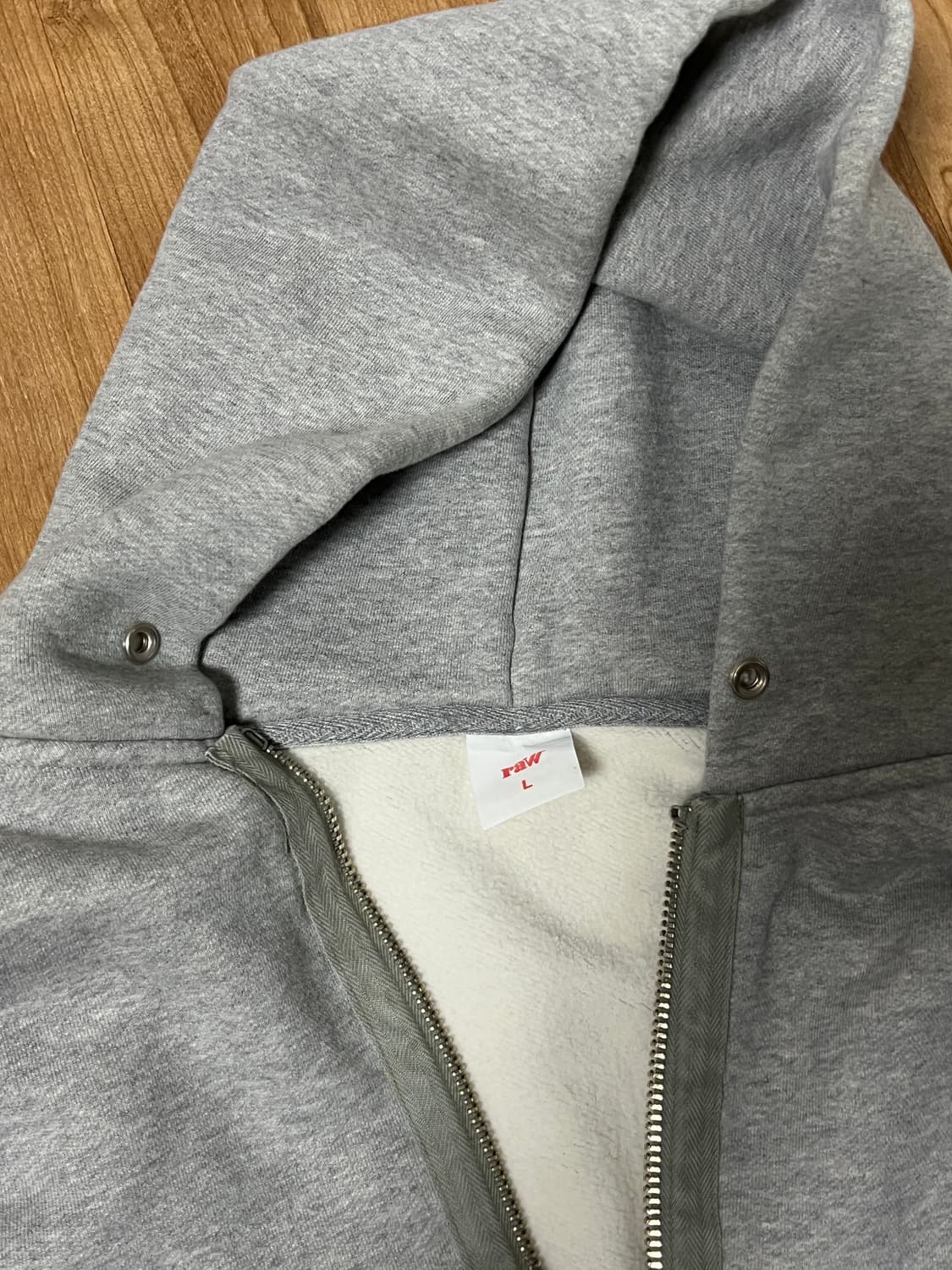 [L] 블라인드파일즈 후드집업 그레이 상품이미지2