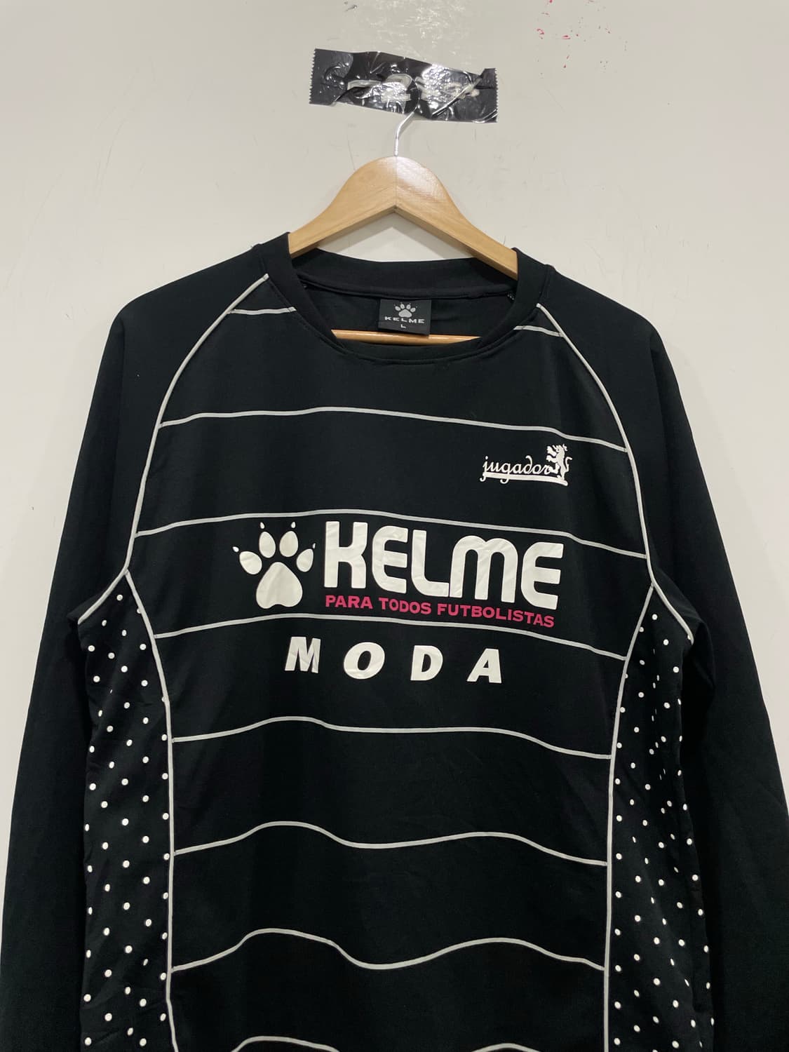 KELME 켈미 빅로고 화이트 도트 블록코어 긴팔 져지 롱슬리브 상품이미지7