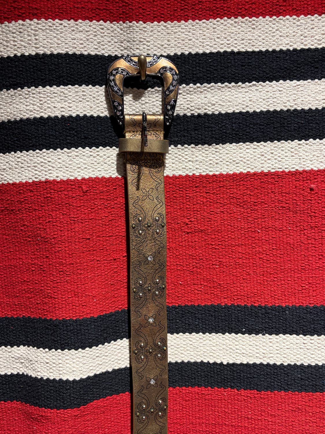 Western gold stud belt /웨스턴 골드 스터드벨트 상품이미지2