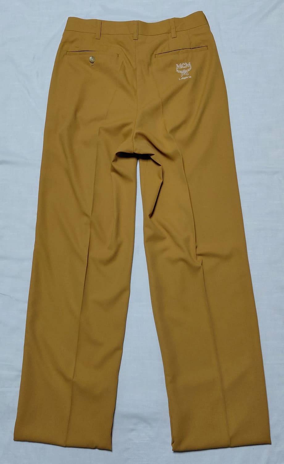 [빈티지/정품] MCM LEGERE 2턱 골드 카키 팬츠 (76사이즈) 상품이미지6