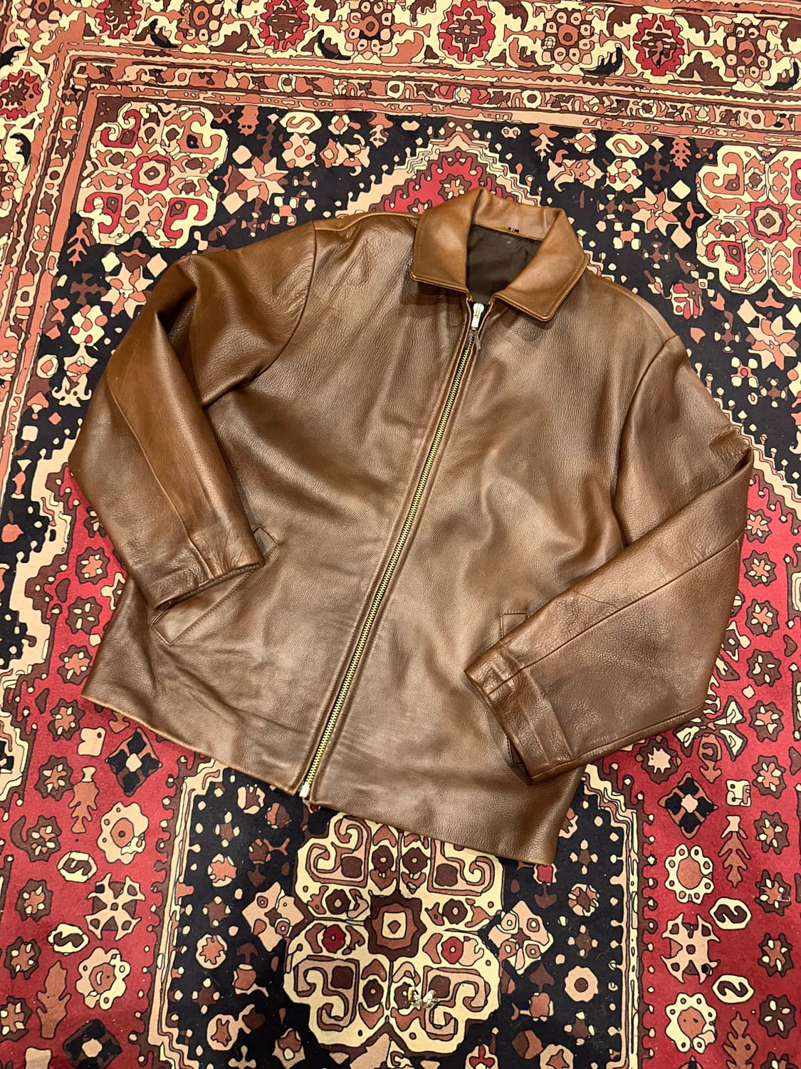 ( XL ) 스포츠가죽 소가죽 양가죽 레더자켓 남성가죽자켓 상품이미지6