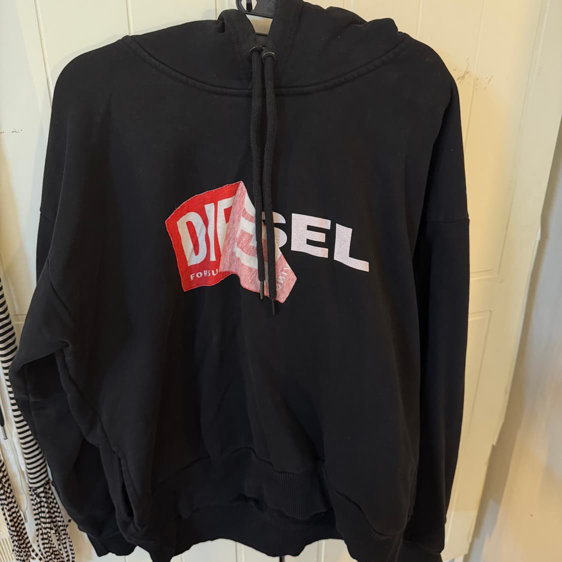 Diesel 디젤 로고 후드 M 상품이미지3