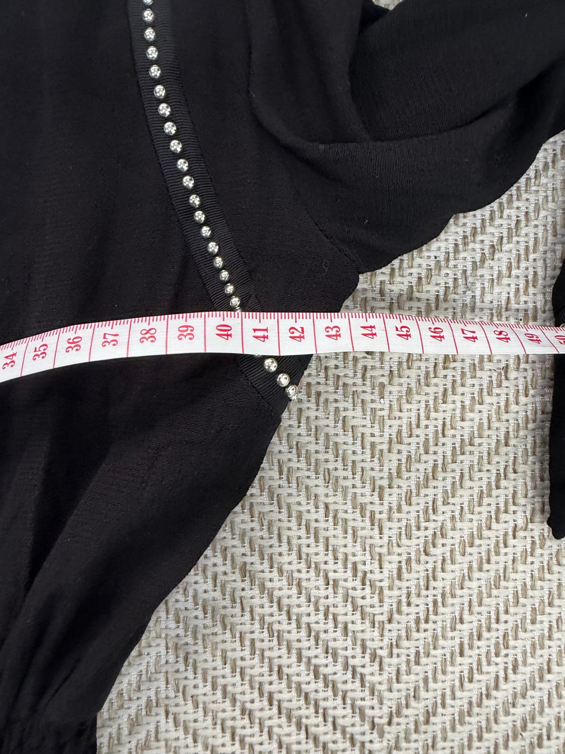 정품) maje 마쥬 블랙 스터드 디테일 롱 원피스 1 상품이미지9