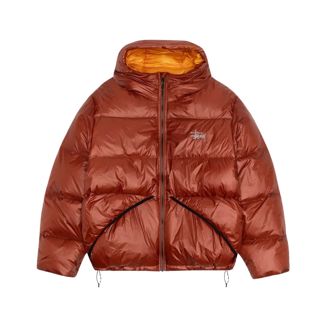 스투시 마이크로 립스탑 다운 파카 브릭 xl 상품이미지3