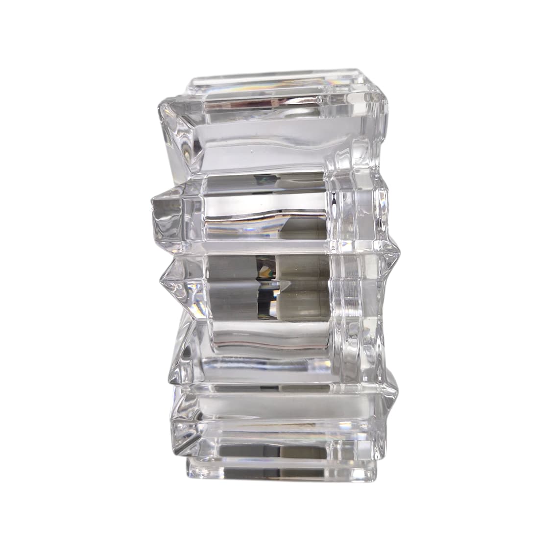 80s 독일 미카사 크리스탈 눈꽃 탁상 시계 상품이미지3