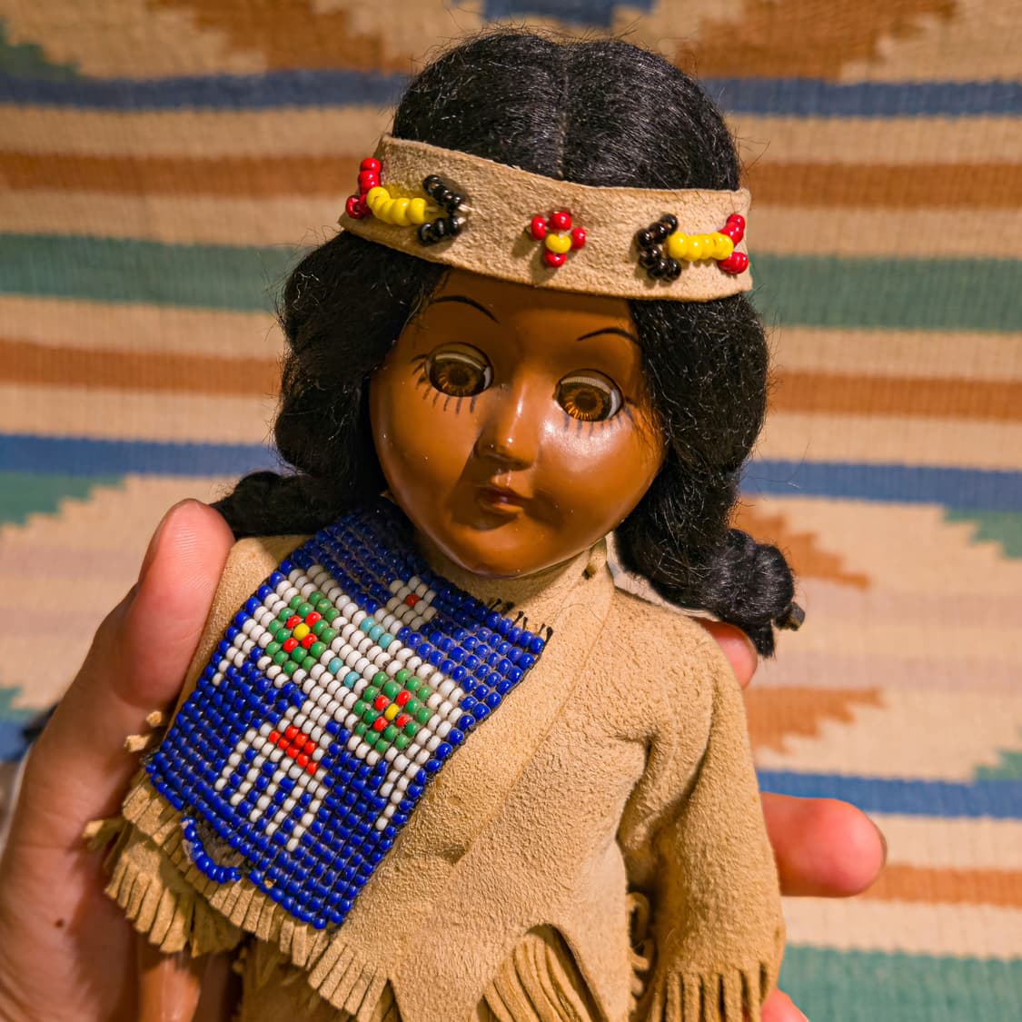 1970s Vintage Native America Indian Doll 상품이미지3