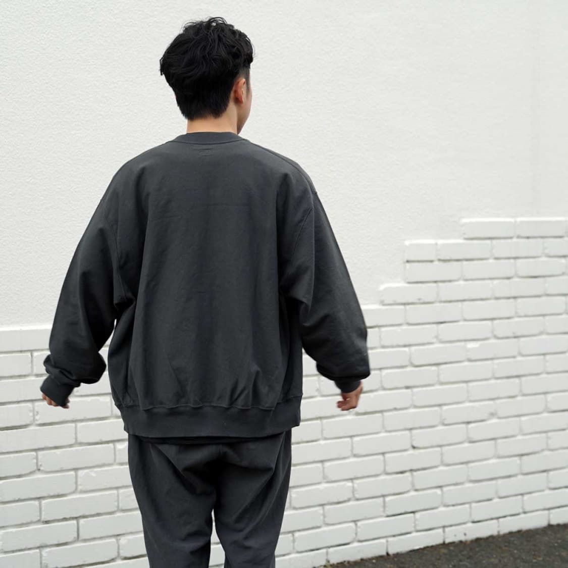 blurhms Light Sweat Crew-Zip 상품이미지5