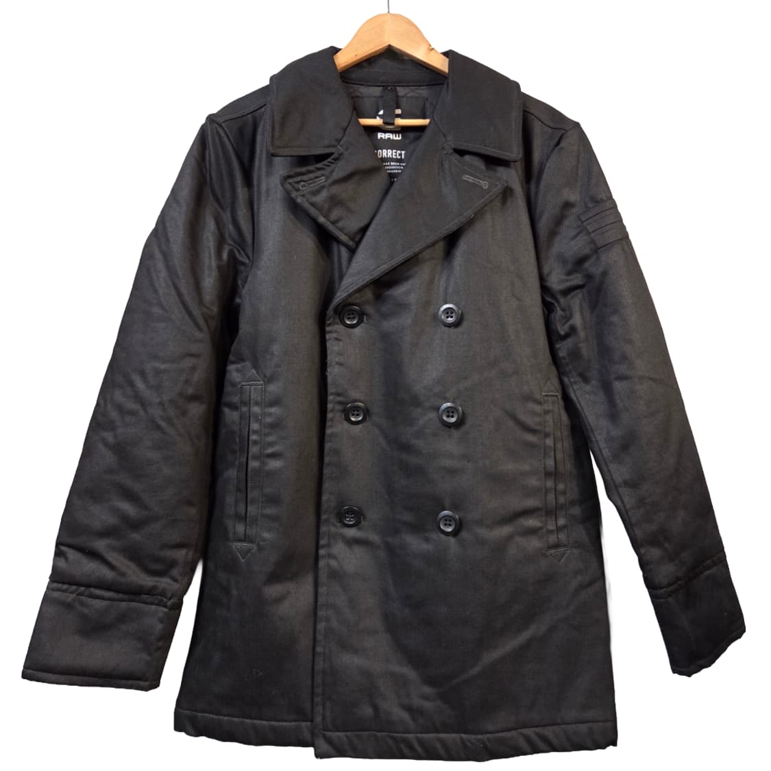 G-Star RAW 더블 브레스트 블랙 코트(M) 상품이미지1