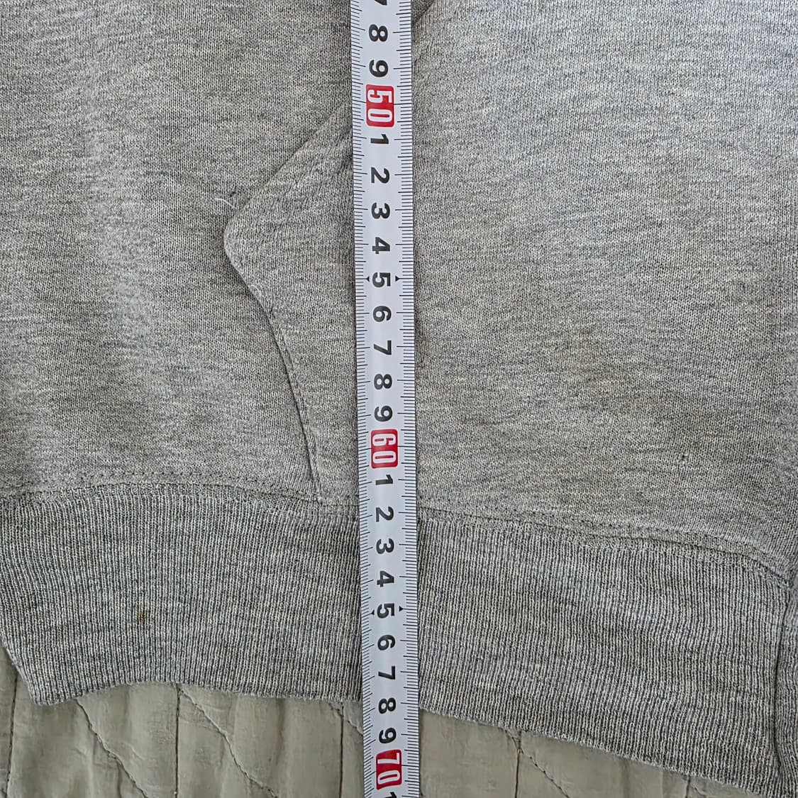 [XL] 90s 빈티지 러셀 애슬레틱 후드집업 그레이 ver. 스테인 상품이미지8
