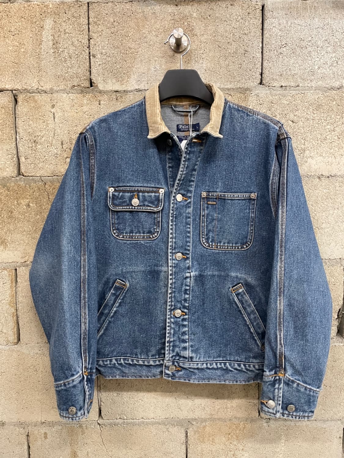 폴로 랄프로렌 덩가리 데님 워크 자켓  상품이미지1