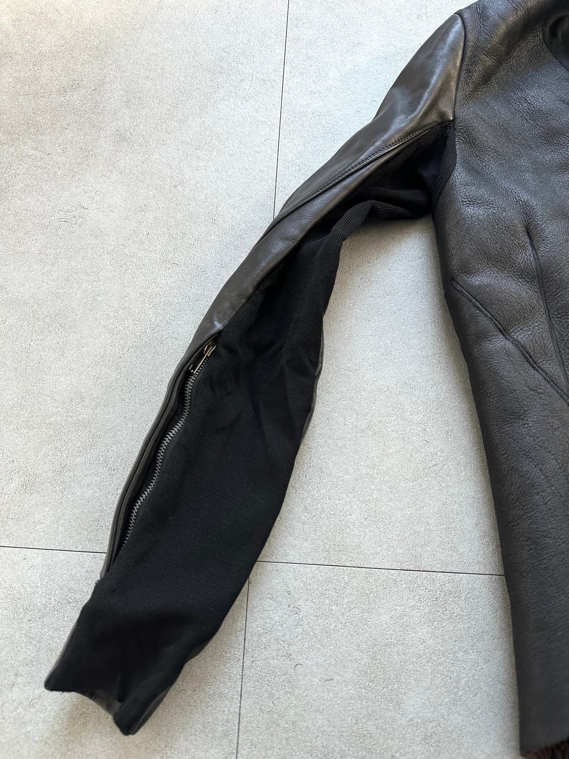 릭오웬스 09fw 램스킨 하이넥 시어링 무스탕 상품이미지7